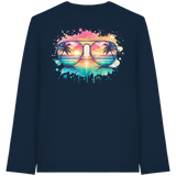 Tropical Sunset Glasses - Organic Longsleeve