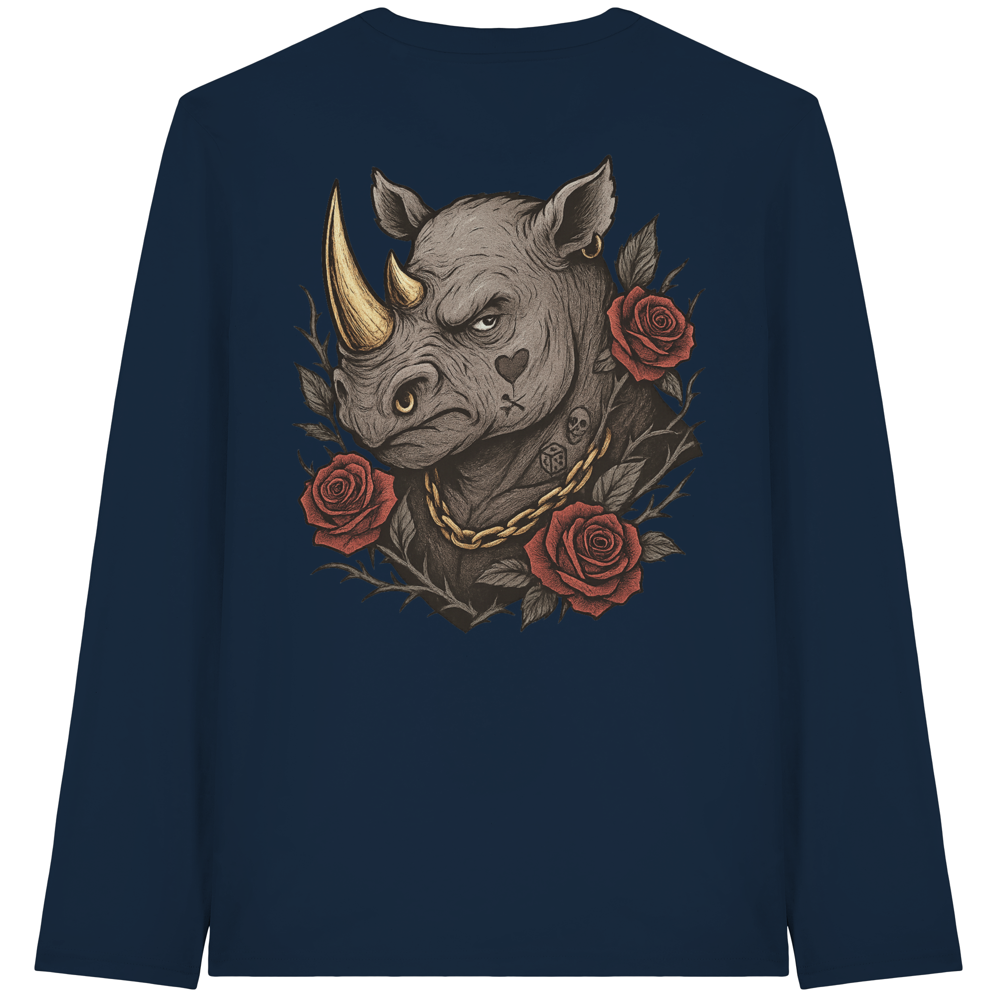 Inked Rhino - Organic Longsleeve