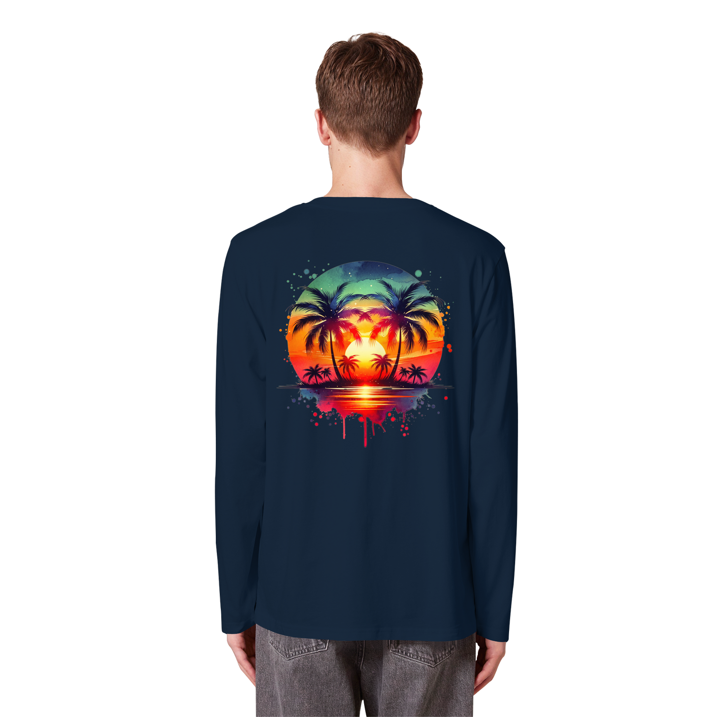 Tropical Sunset - Organic Longsleeve