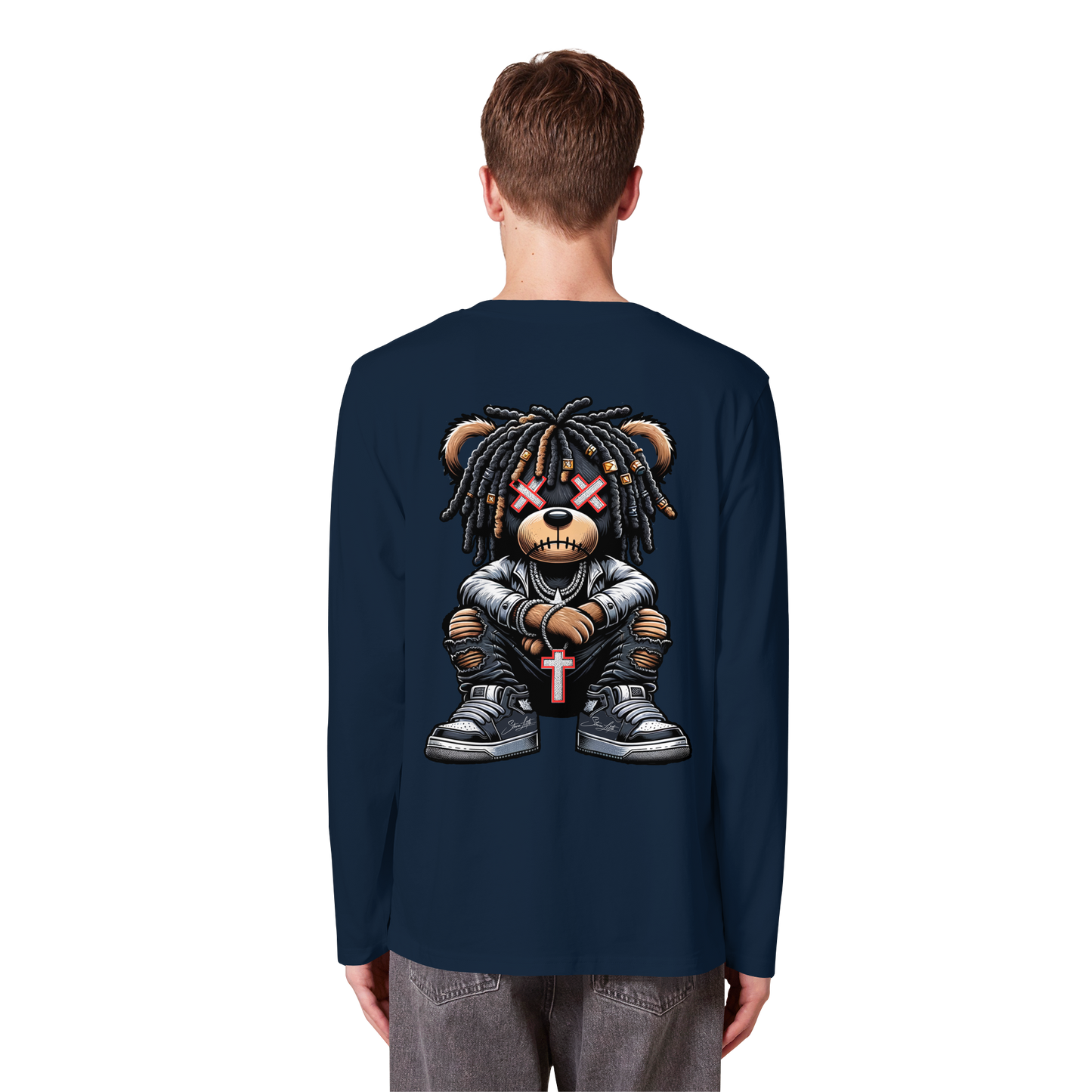 Bad Ass Teddy - Organic Longsleeve