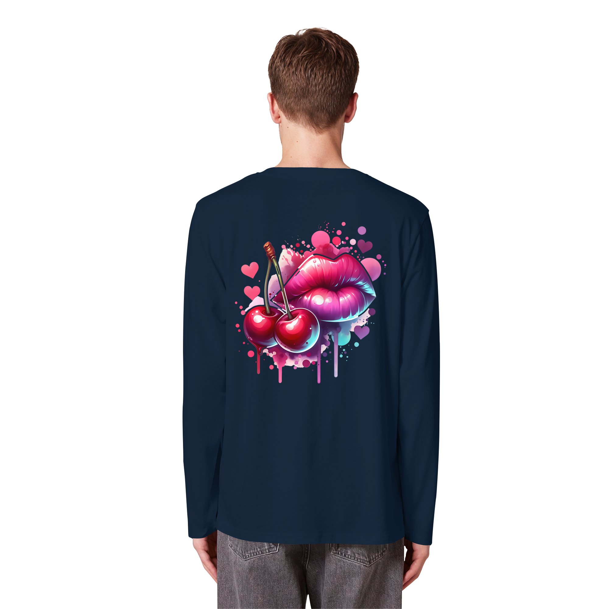 Cherry Kisses - Organic Longsleeve