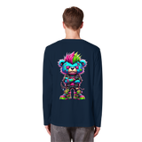 Punk Neon Teddy - Organic Longsleeve