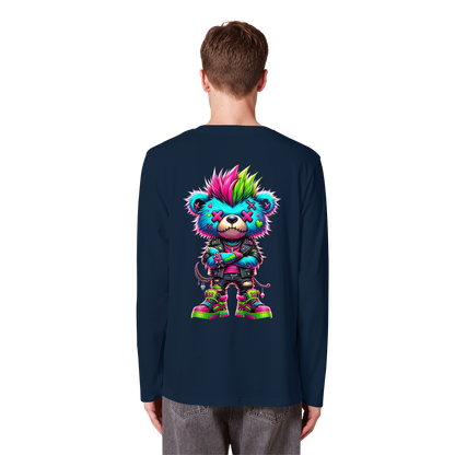 Punk Neon Teddy - Organic Longsleeve