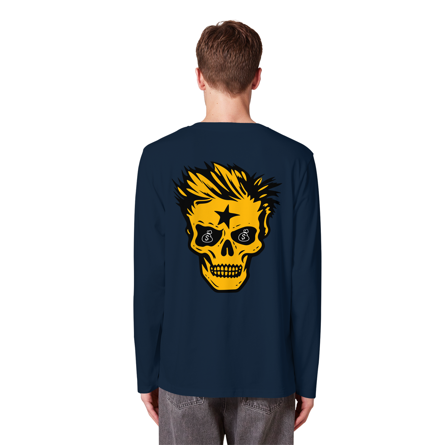 Golden Skull - Organic Longsleeve