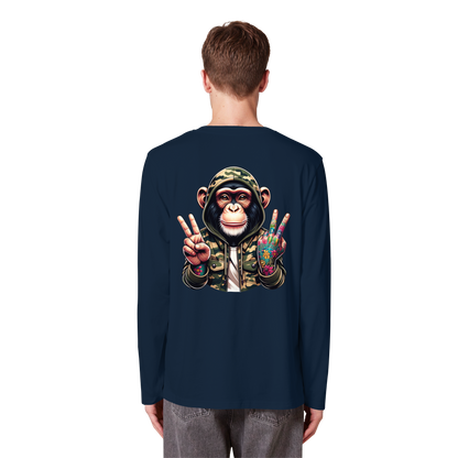 Jungle Ink Monkey - Organic Longsleeve