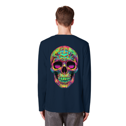 Psychedelic Skull - Organic Longsleeve