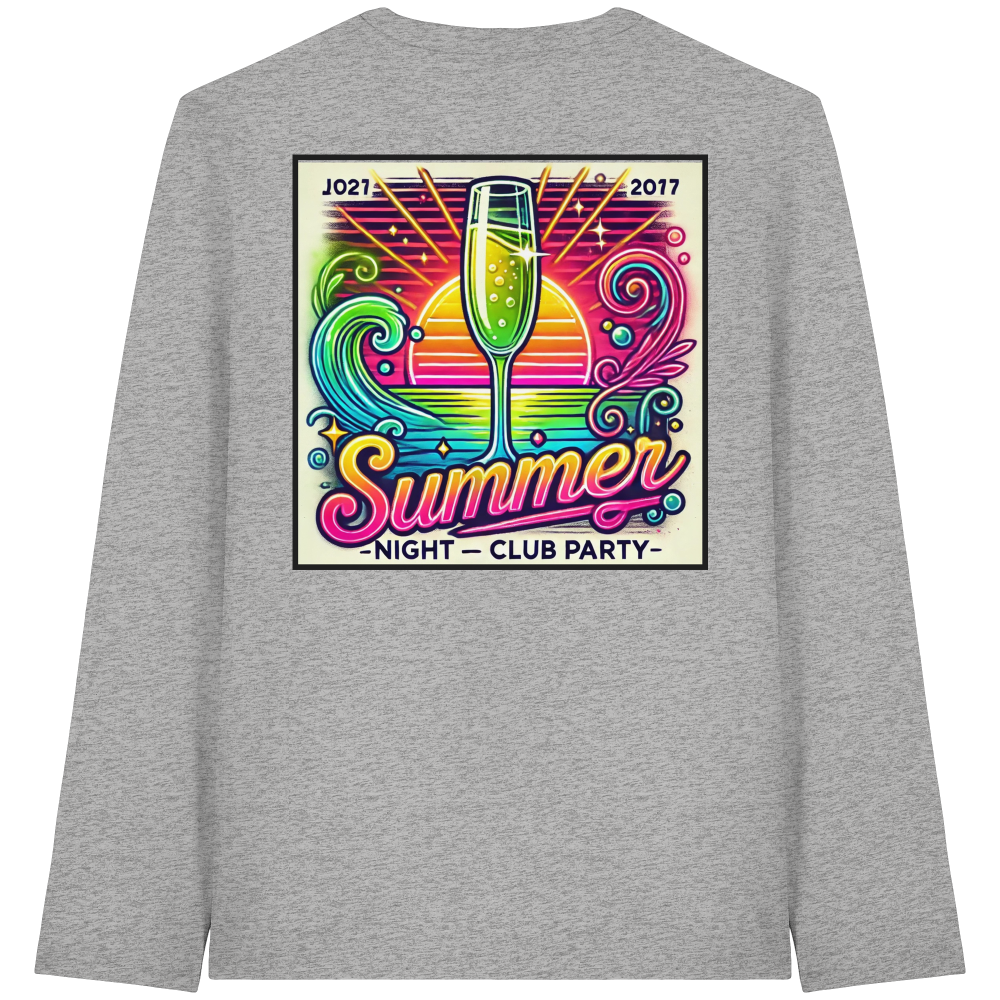 Summer Party Vibes - Organic Longsleeve