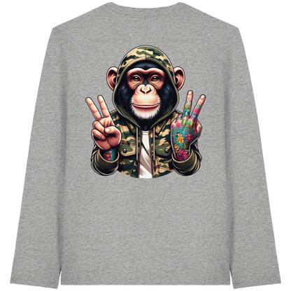 Jungle Ink Monkey - Organic Longsleeve