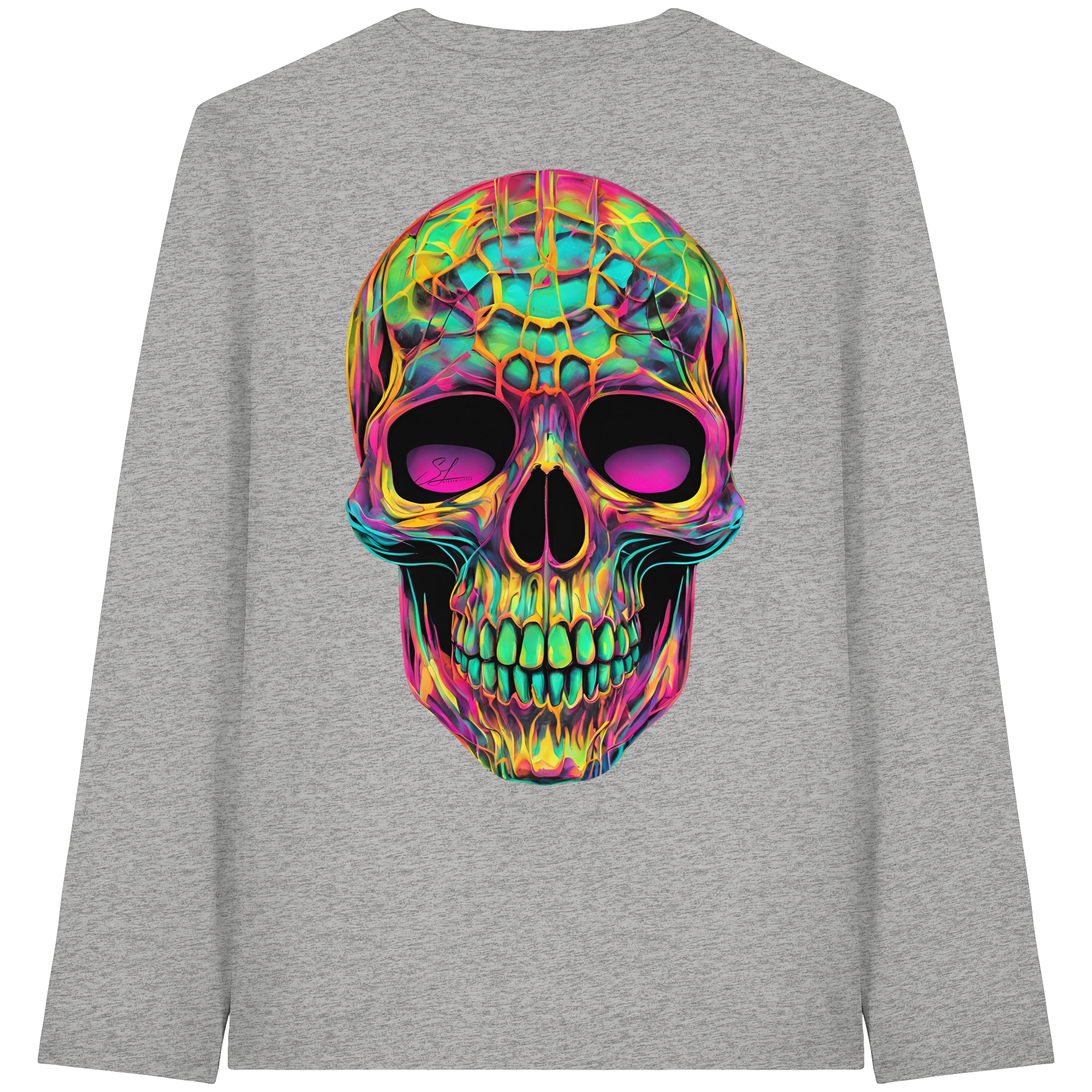 Psychedelic Skull - Organic Longsleeve