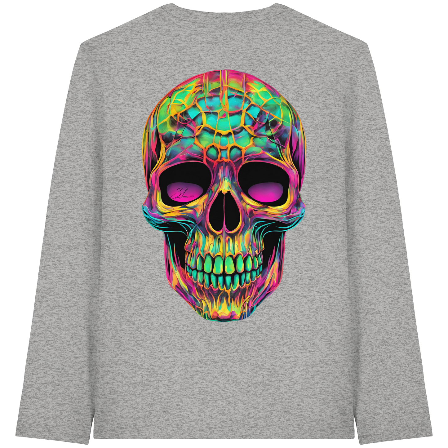 Psychedelic Skull - Organic Longsleeve