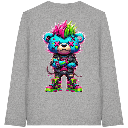 Punk Neon Teddy - Organic Longsleeve