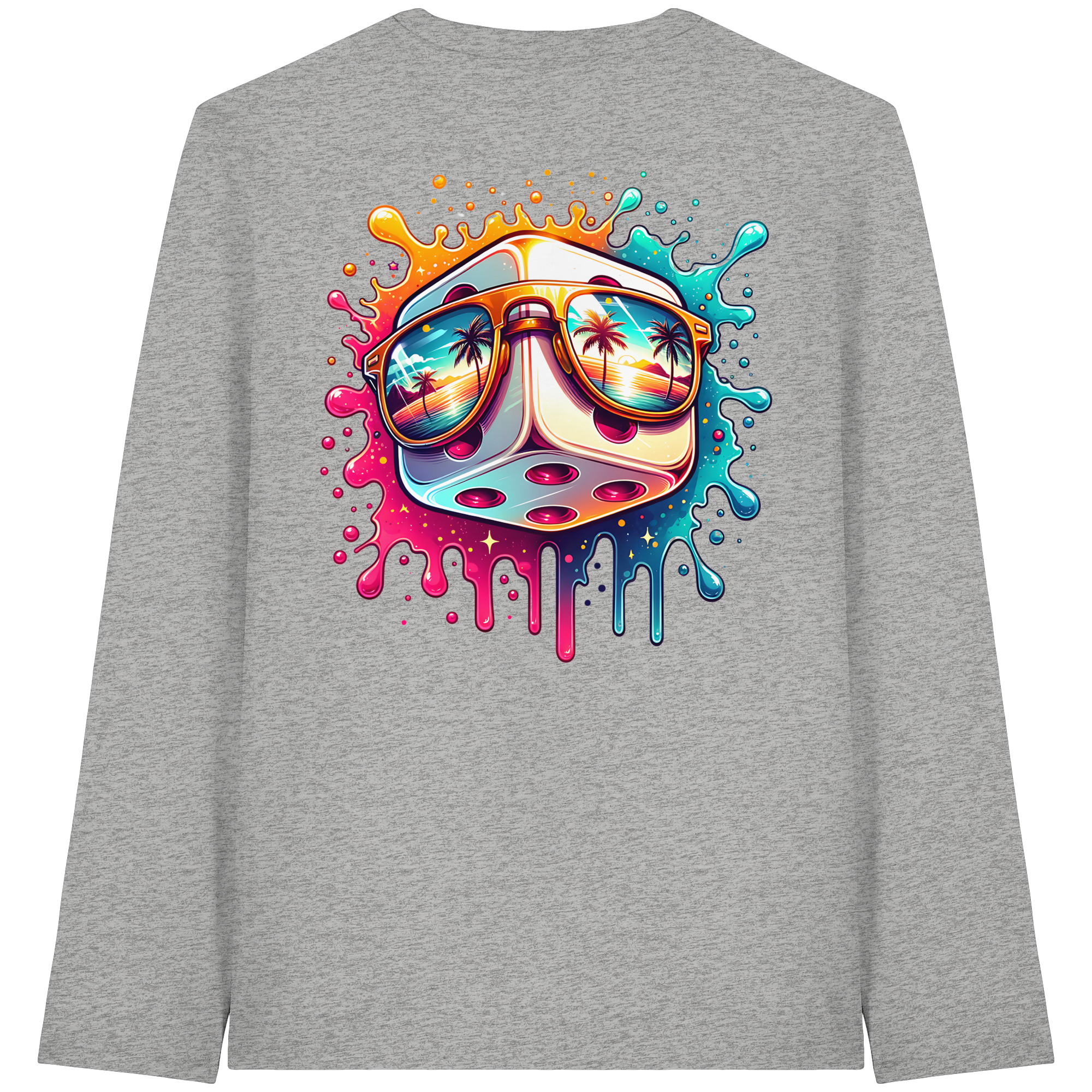 Sunset Vibes Dice - Organic Longsleeve