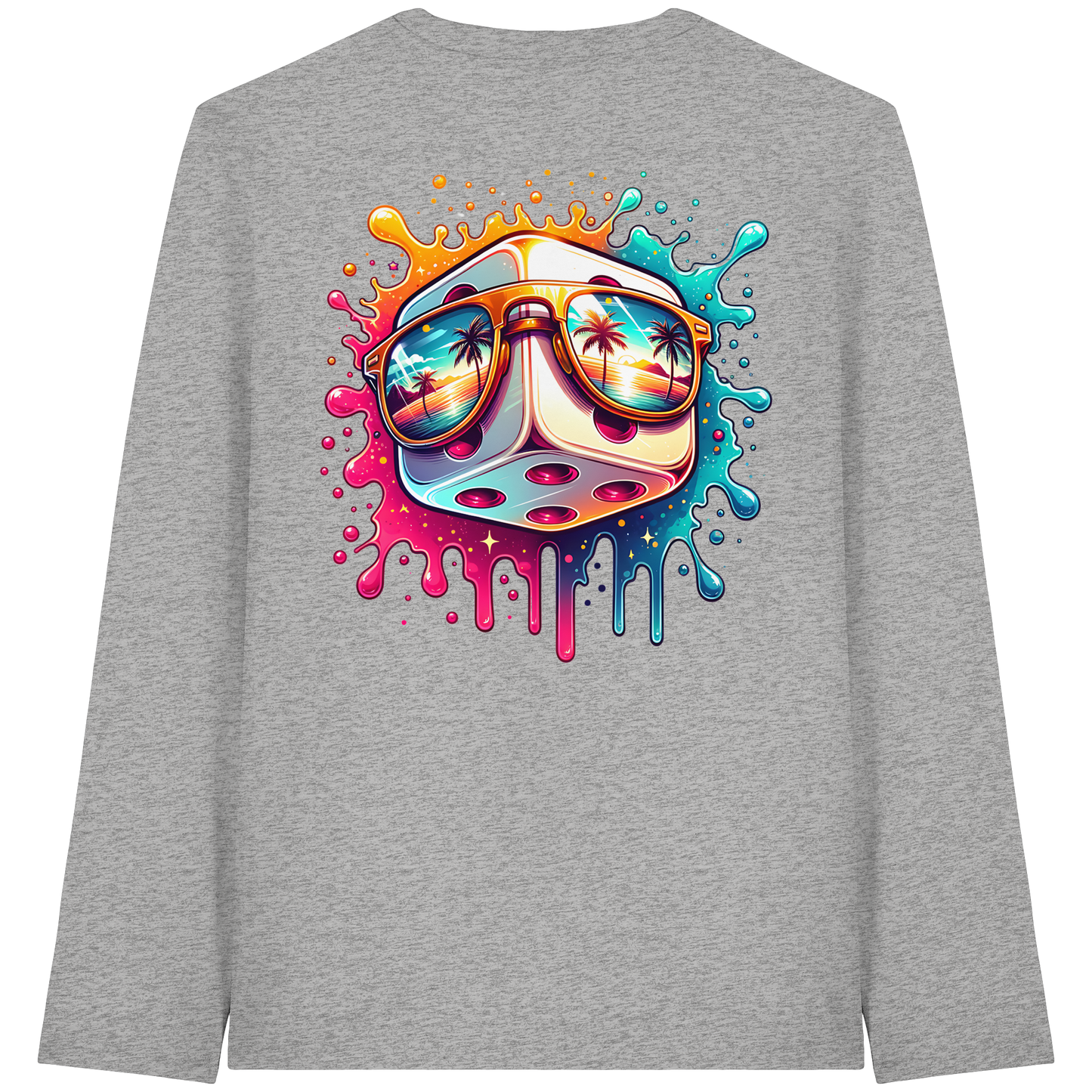 Sunset Vibes Dice - Organic Longsleeve