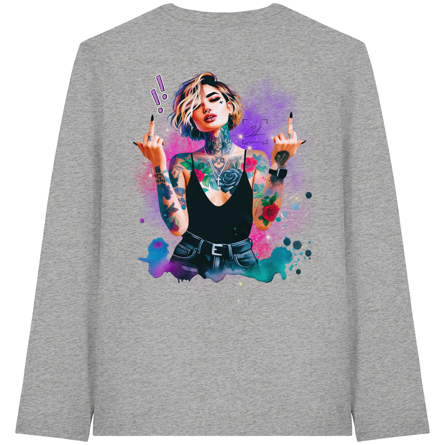 Rebel Rose - Organic Longsleeve