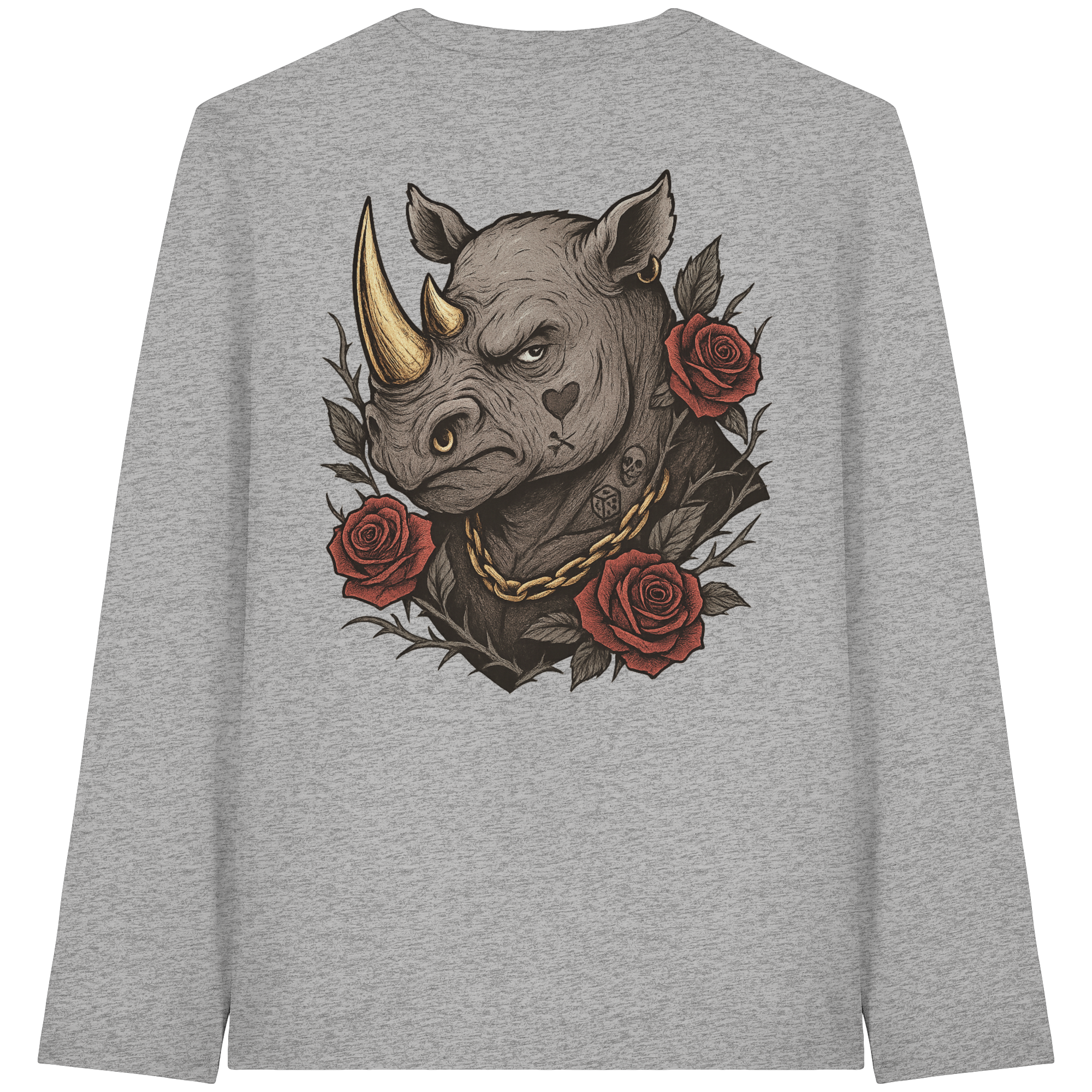Inked Rhino - Organic Longsleeve