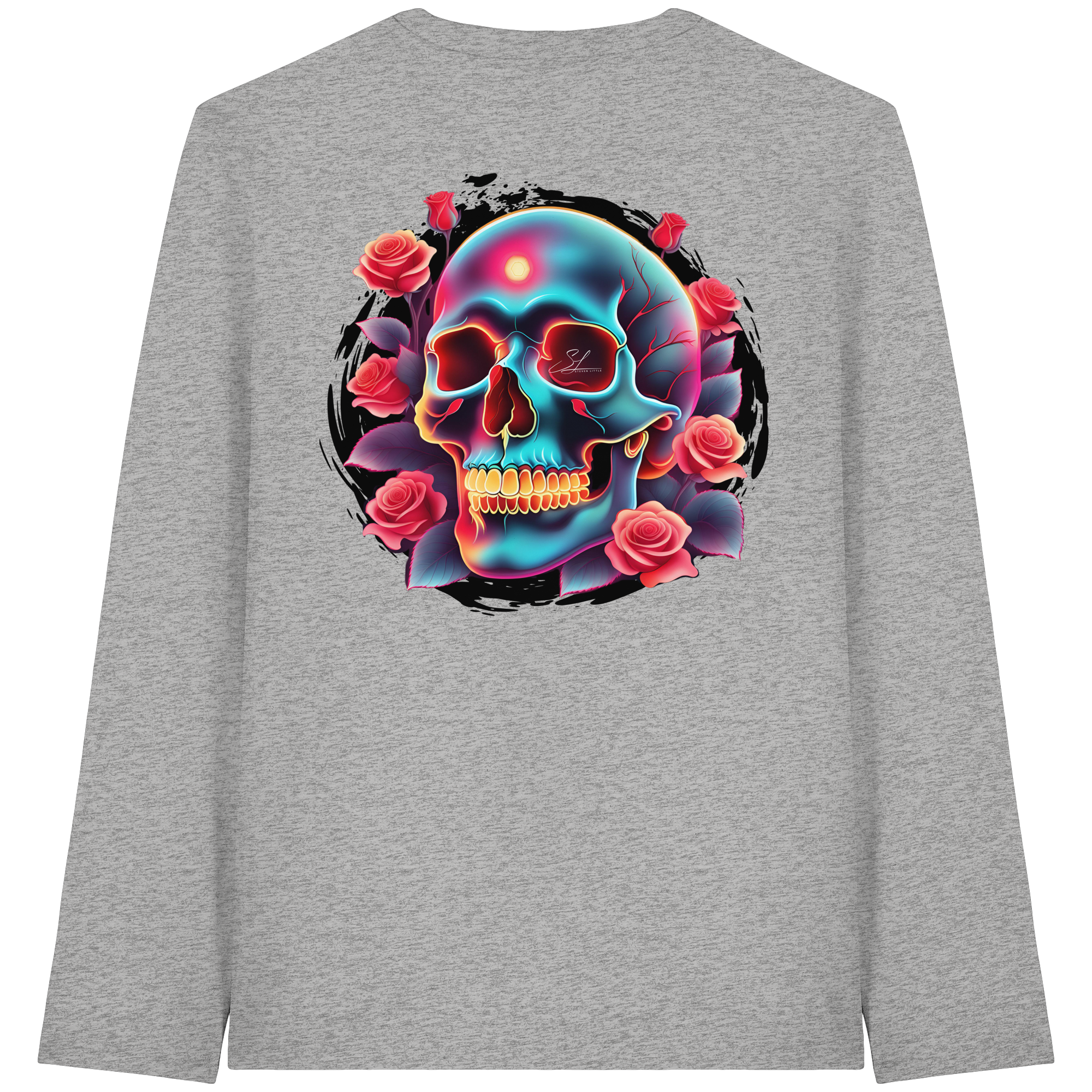 Glow Skull - T-shirt à manches longues bio