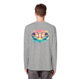 Tropical Sunset Glasses - Organic Longsleeve