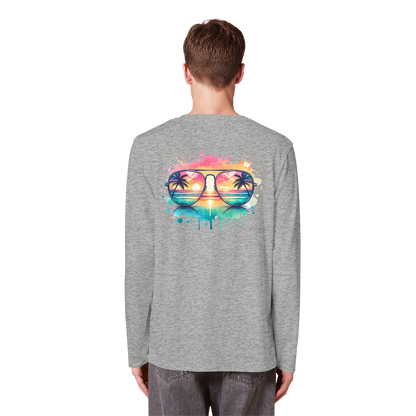 Tropical Sunset Glasses - Organic Longsleeve