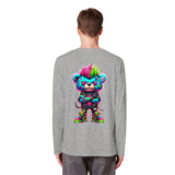 Punk Neon Teddy - Organic Longsleeve
