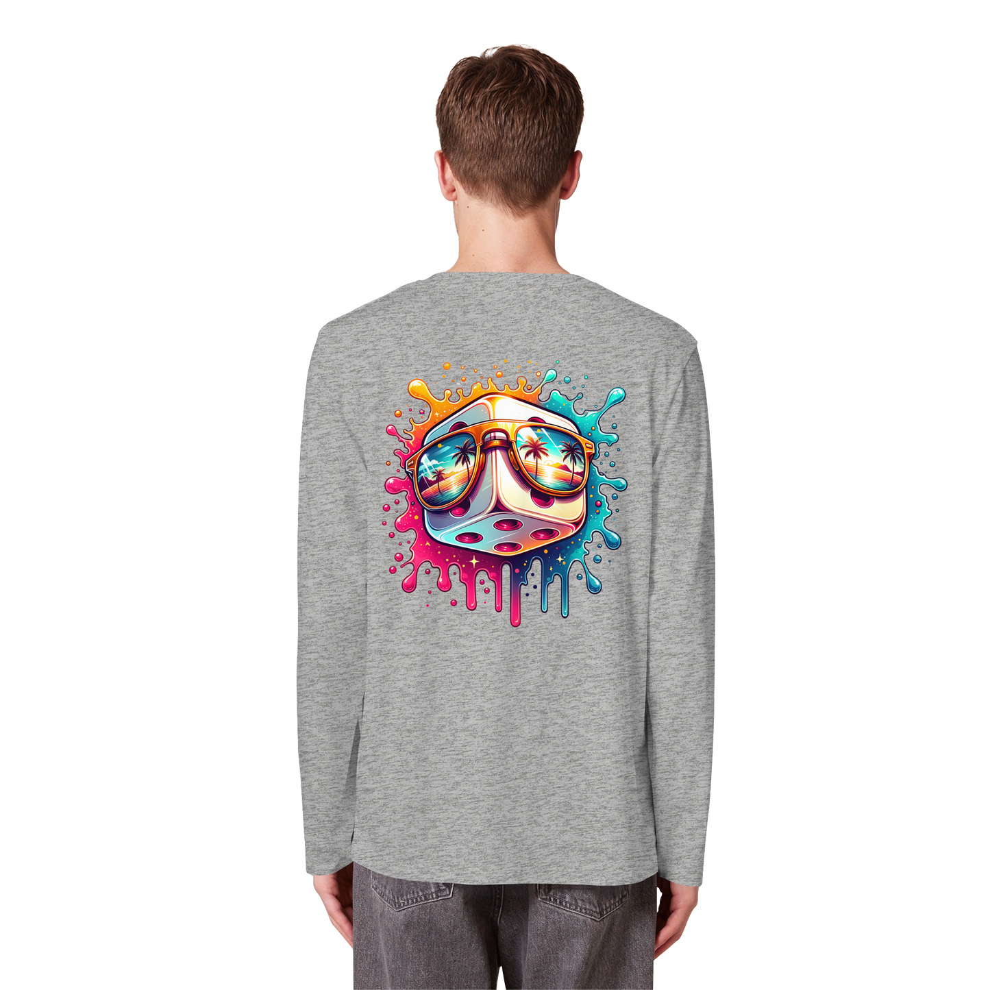 Sunset Vibes Dice - Organic Longsleeve