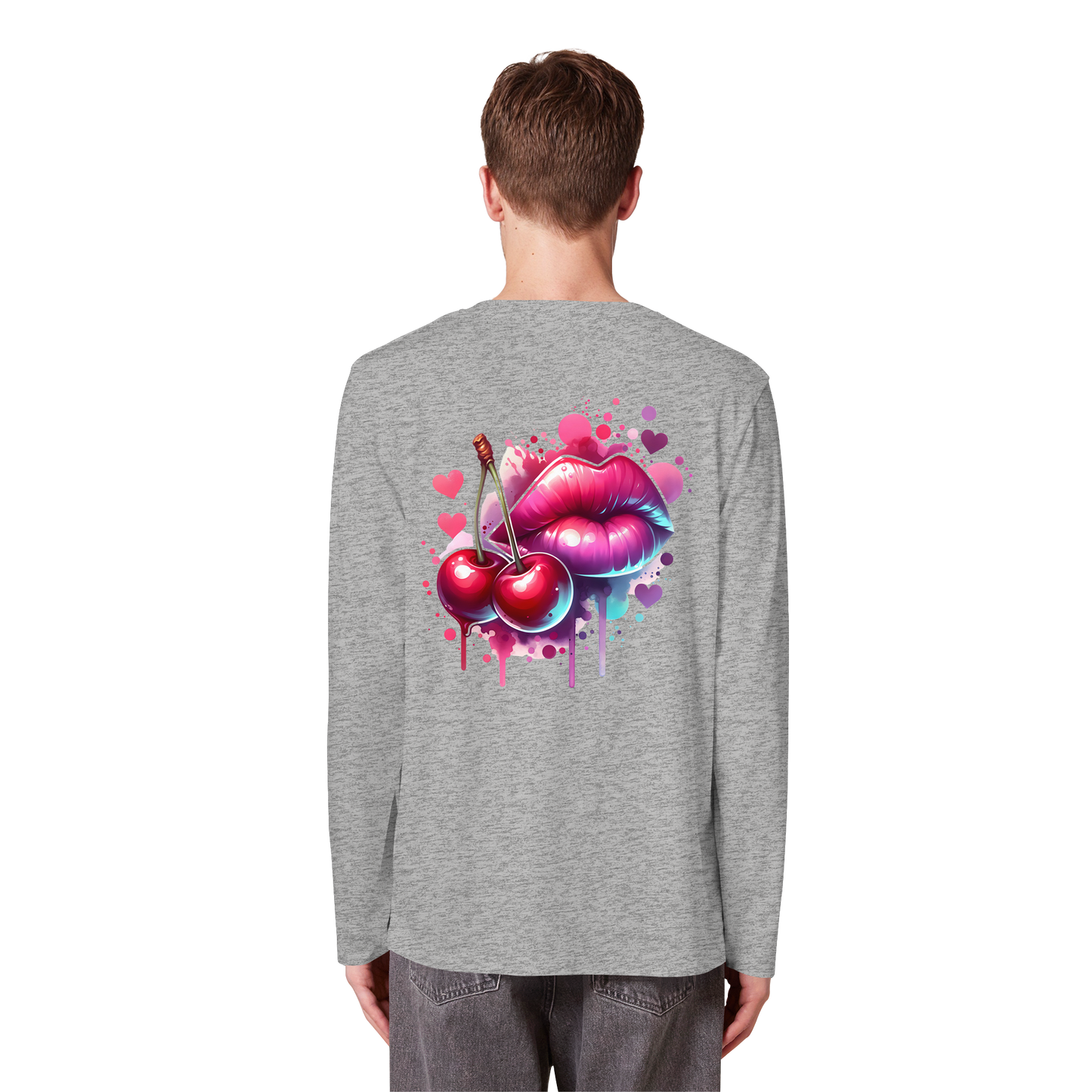 Cherry Kisses - Organic Longsleeve
