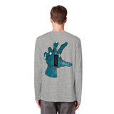 Statement Hand - T-shirt à manches longues bio