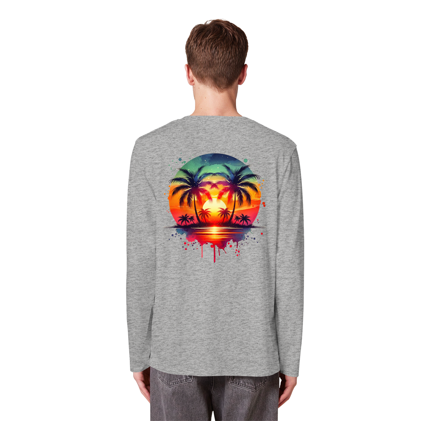 Tropical Sunset - Organic Longsleeve