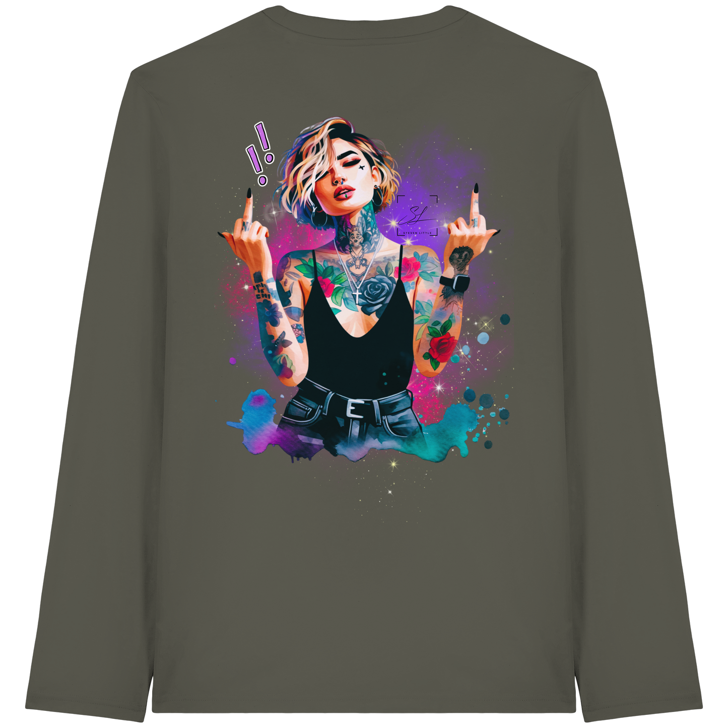 Rebel Rose - Organic Longsleeve