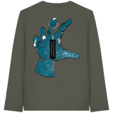 Statement Hand - T-shirt à manches longues bio
