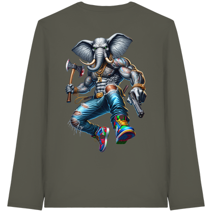 Elephant Warrior - Organic Longsleeve