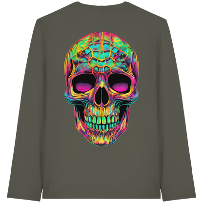 Psychedelic Skull - Organic Longsleeve