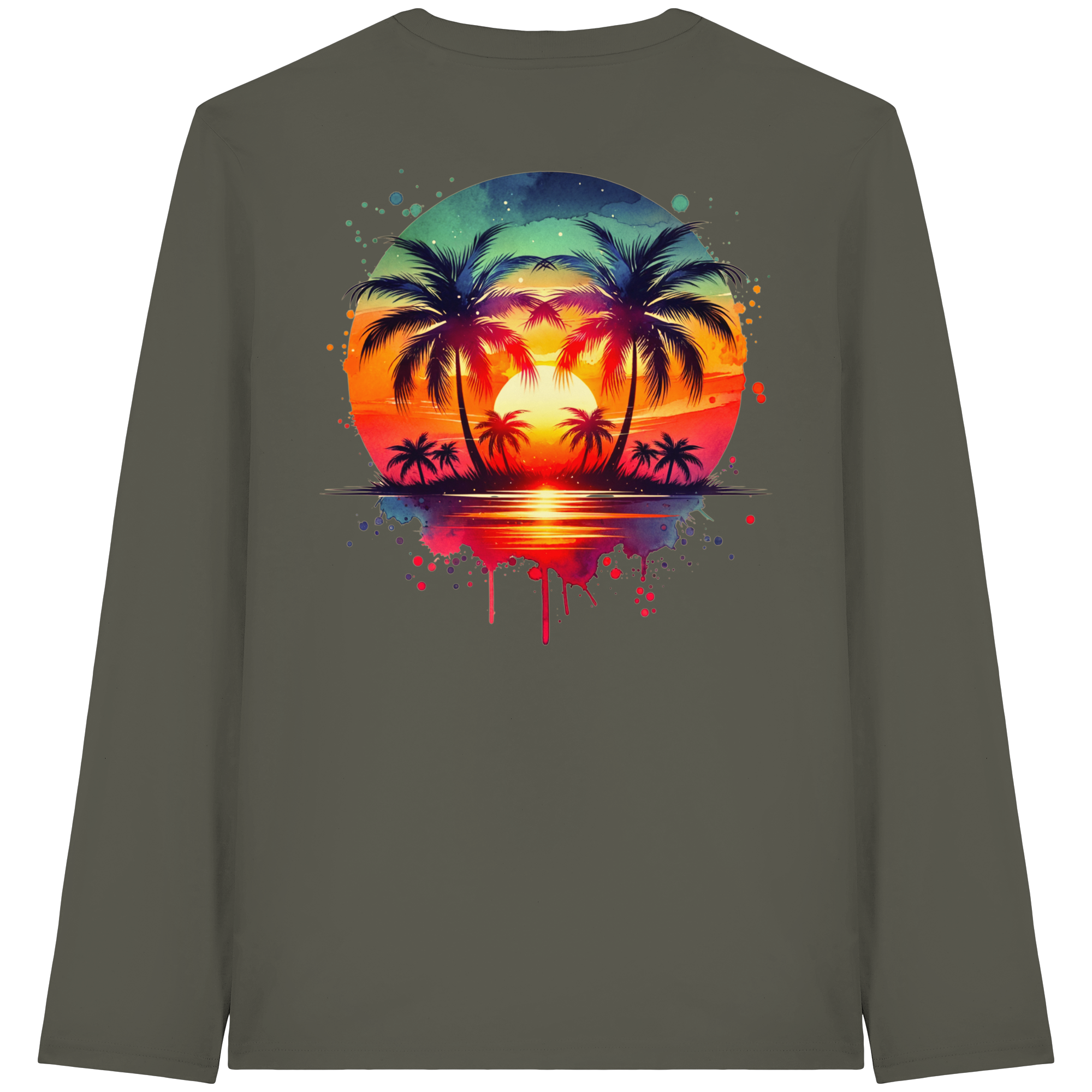 Tropical Sunset - Organic Longsleeve