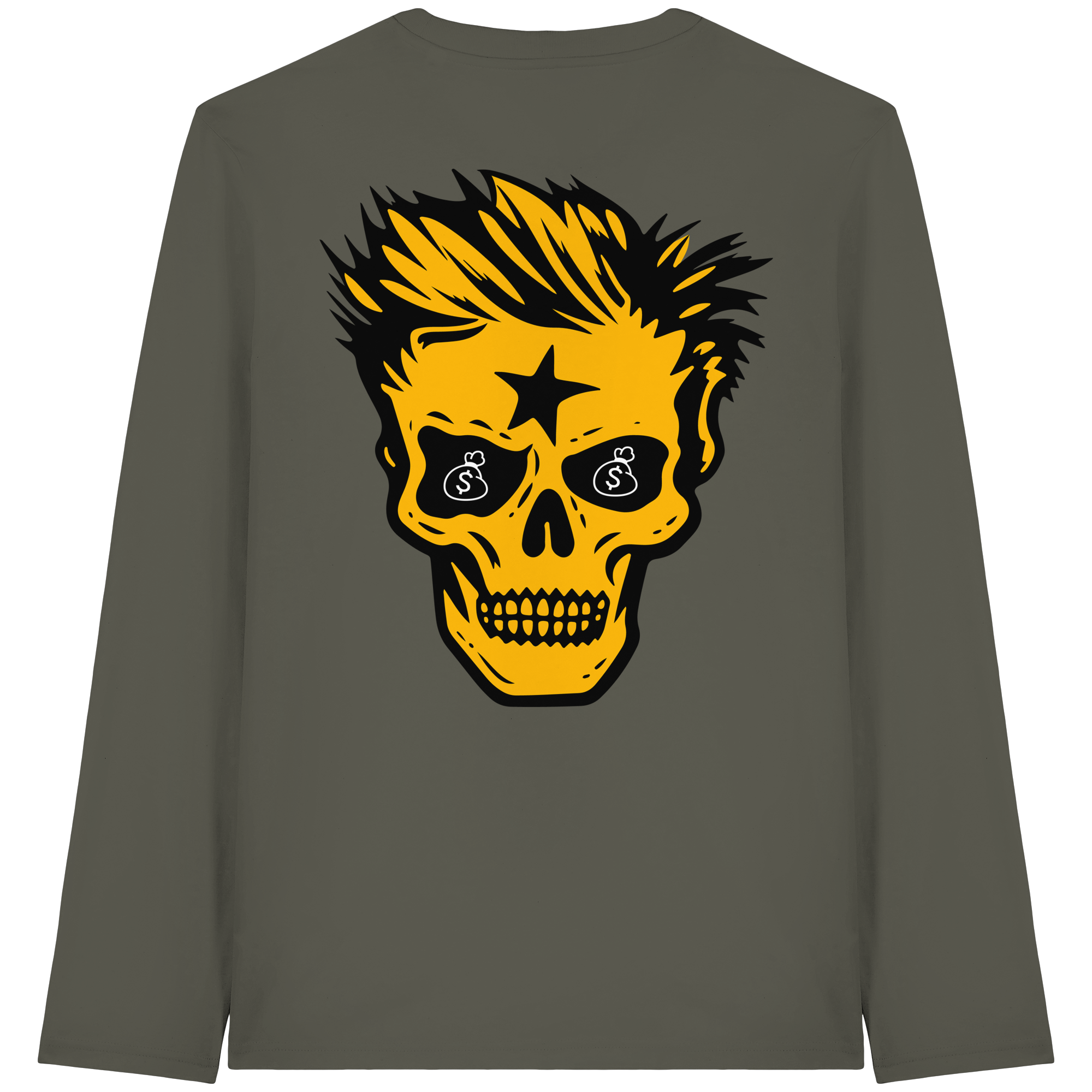 Golden Skull - Organic Longsleeve