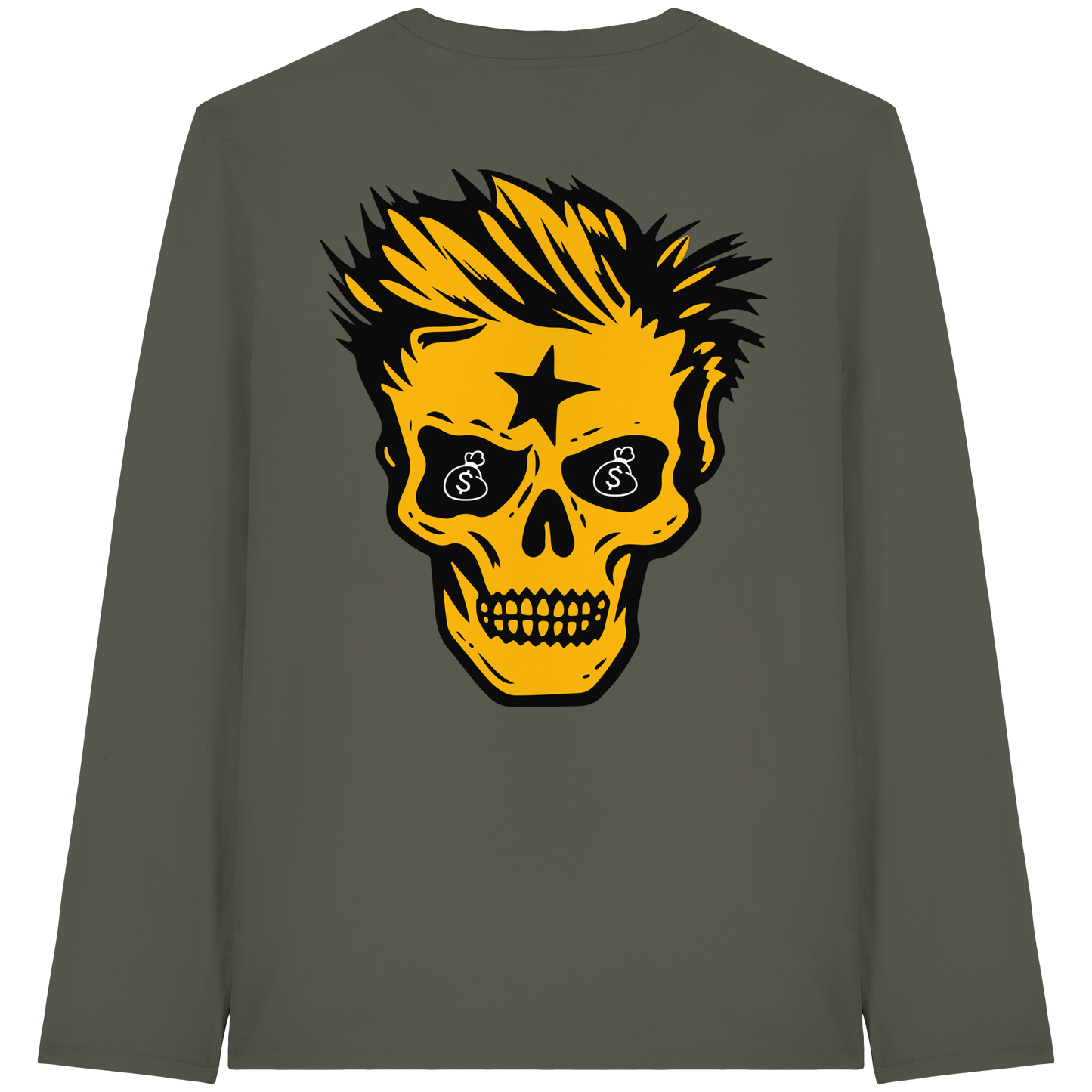 Golden Skull - Organic Longsleeve