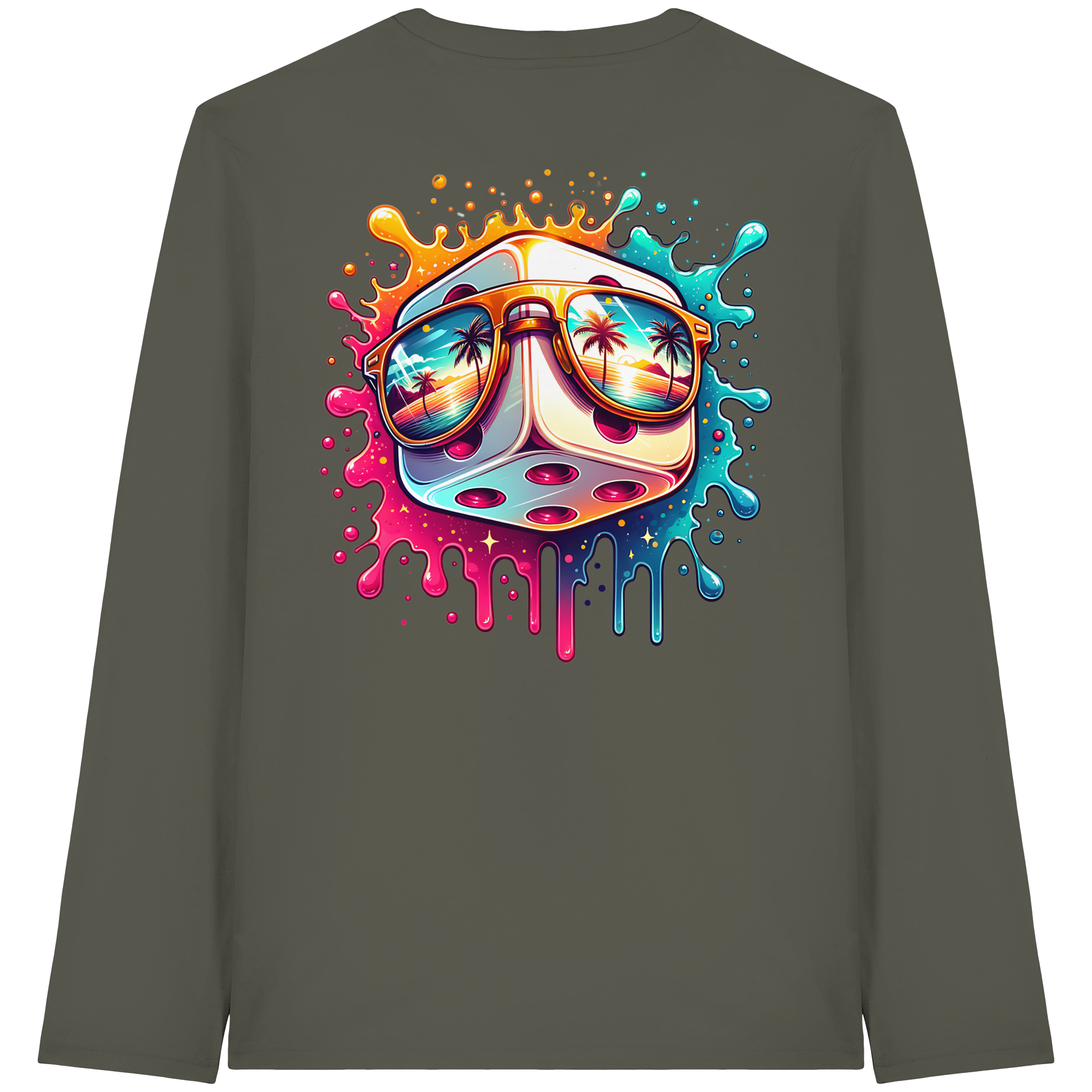 Sunset Vibes Dice - Organic Longsleeve