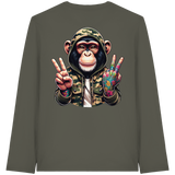 Jungle Ink Monkey - Organic Longsleeve