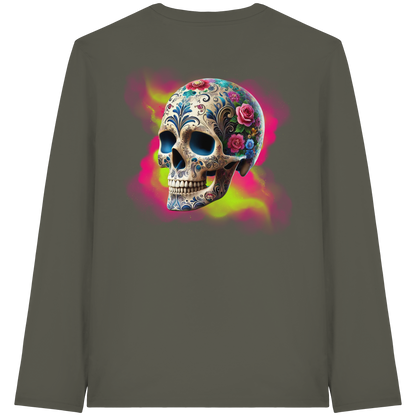Floral Skull - Organic Longsleeve