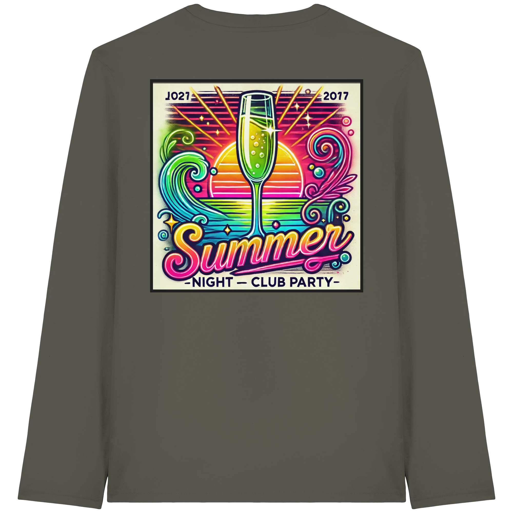 Summer Party Vibes - Organic Longsleeve