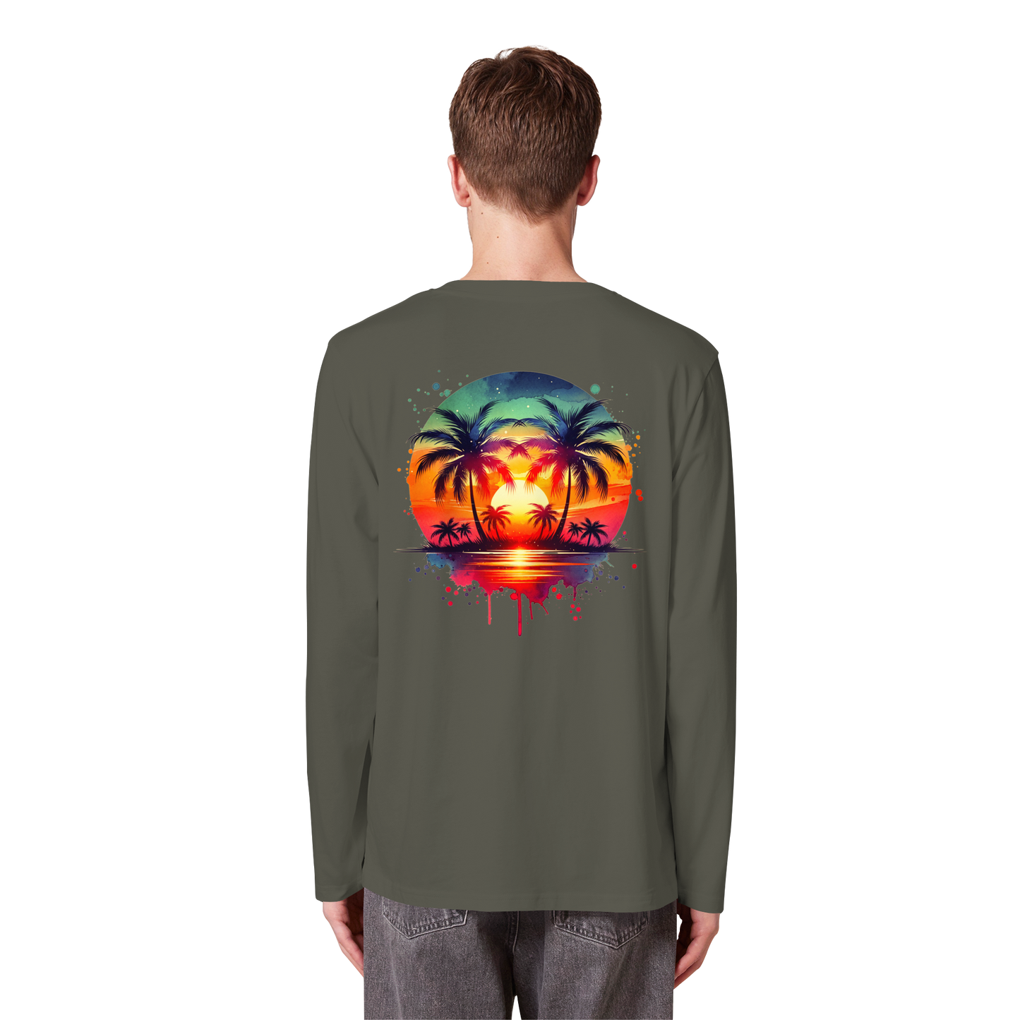 Tropical Sunset - Organic Longsleeve