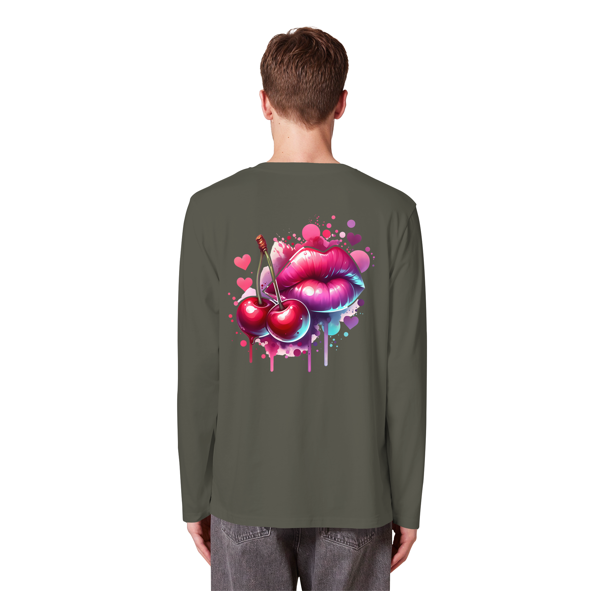 Cherry Kisses - Organic Longsleeve
