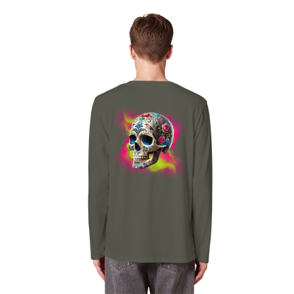 Floral Skull - Organic Longsleeve