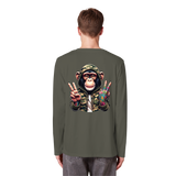 Jungle Ink Monkey - Organic Longsleeve