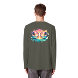 Tropical Sunset Glasses - Organic Longsleeve