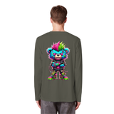 Punk Neon Teddy - Organic Longsleeve