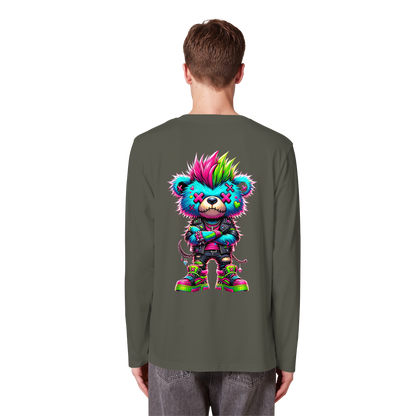 Punk Neon Teddy - Organic Longsleeve
