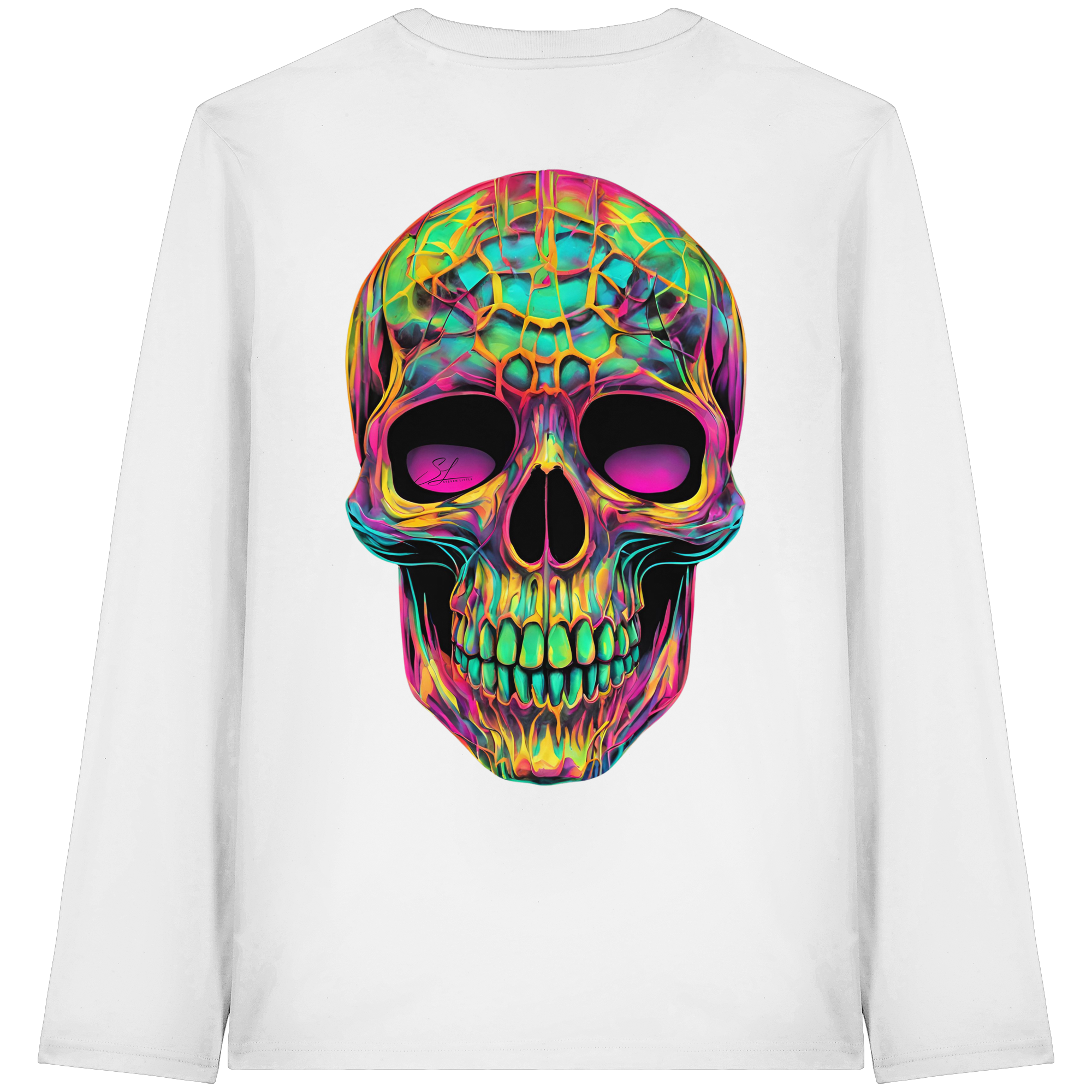 Psychedelic Skull - Organic Longsleeve