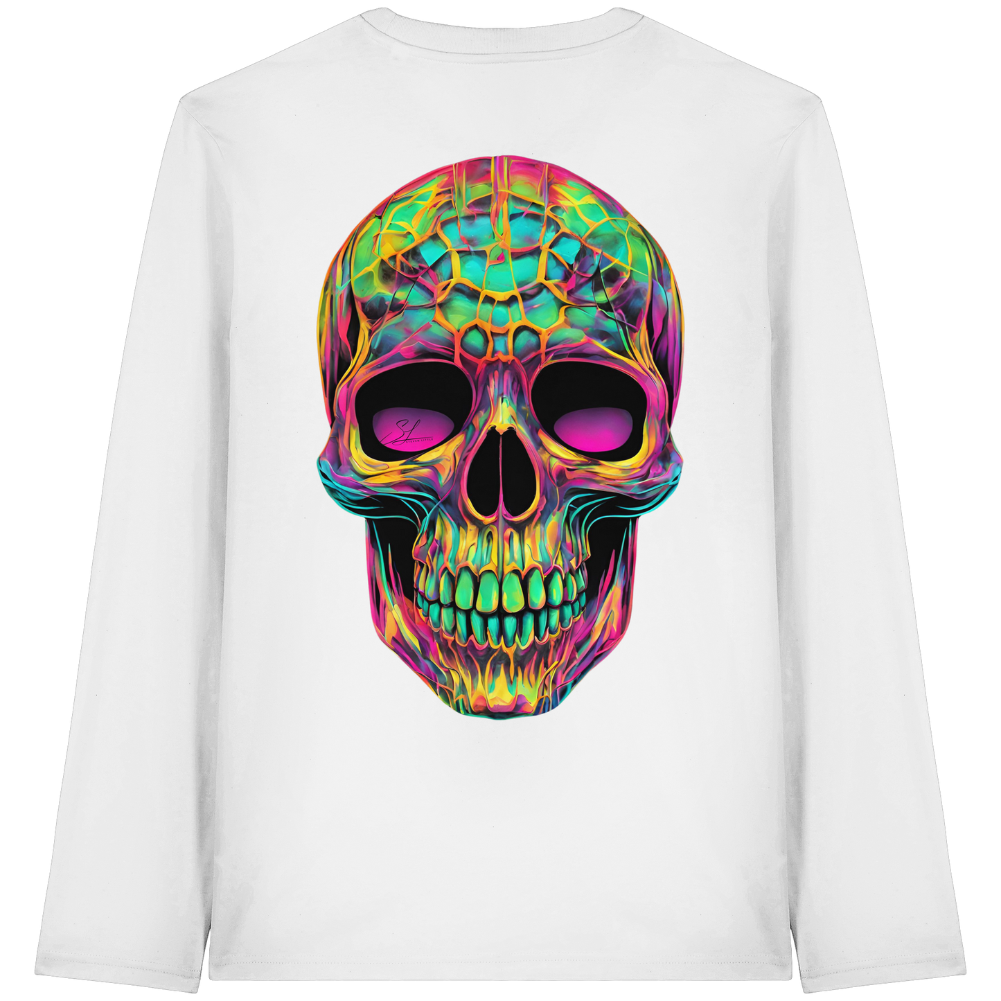 Psychedelic Skull - Organic Longsleeve