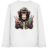 Jungle Ink Monkey - Organic Longsleeve