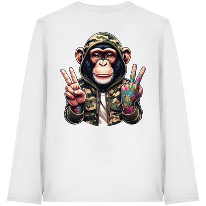 Jungle Ink Monkey - Organic Longsleeve