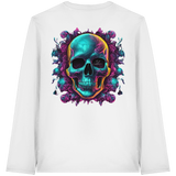 Crâne Galactique - T-shirt à manches longues bio